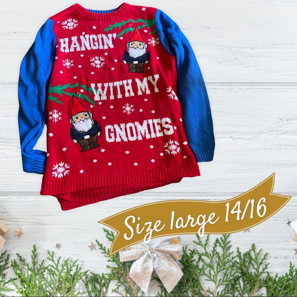 Ugly Sweater - Holiday Christmas Gnomes